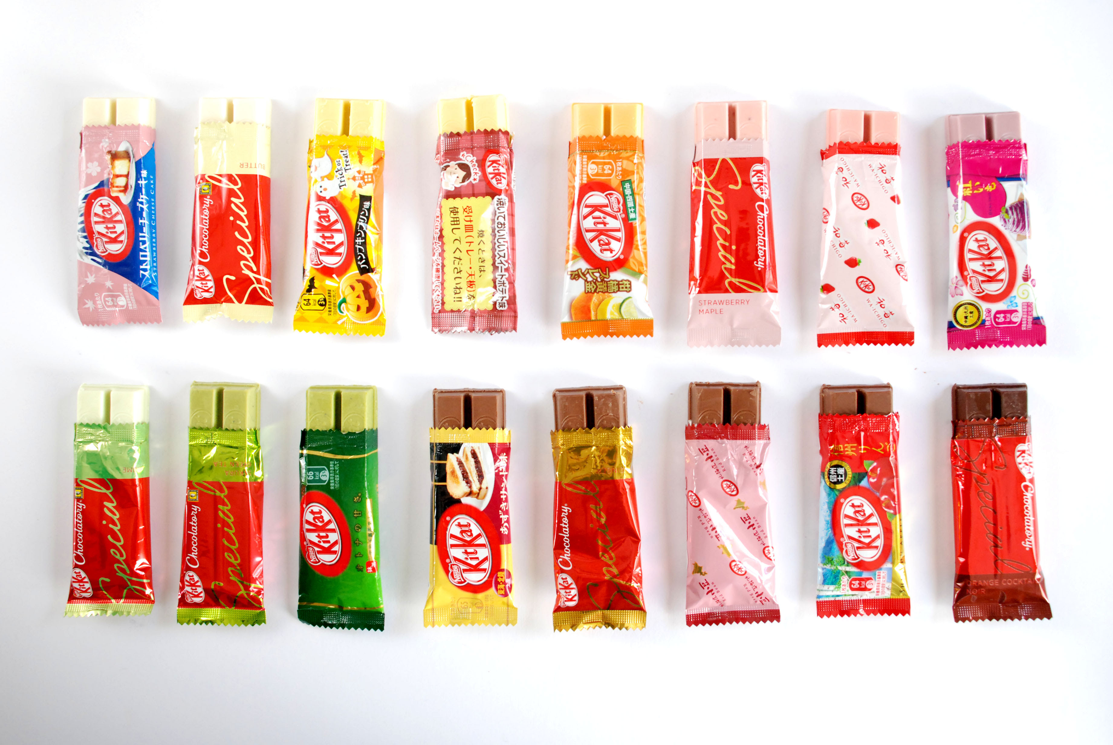 Tasting 17 Japanese Kit Kat Flavors - Om Nom Nomad