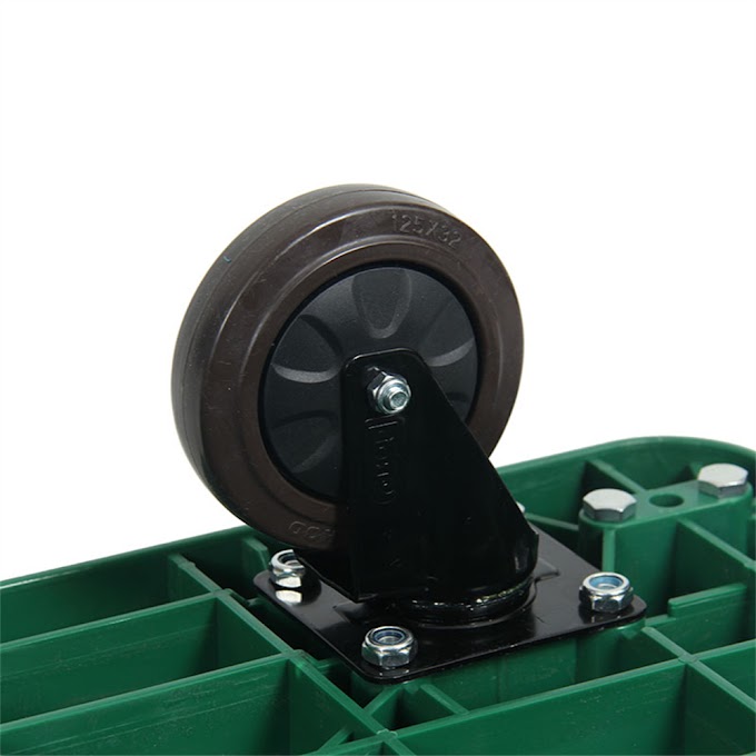 [Discount] Platform Moving Hand Truck  Foldable 360 Degree Wheels with 330KG Load Capacity Push Cart Dolly