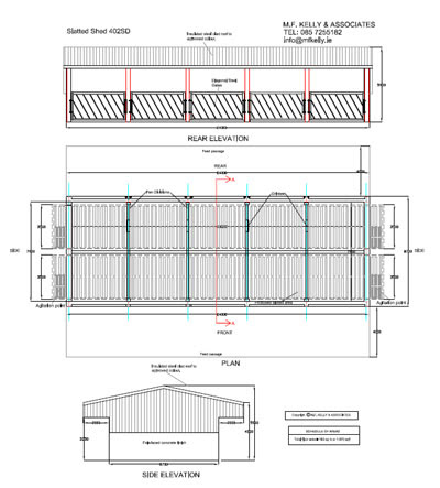 Slatted Shed Plans - Services - M.F. Kelly &amp; Associates - Mullingar 
