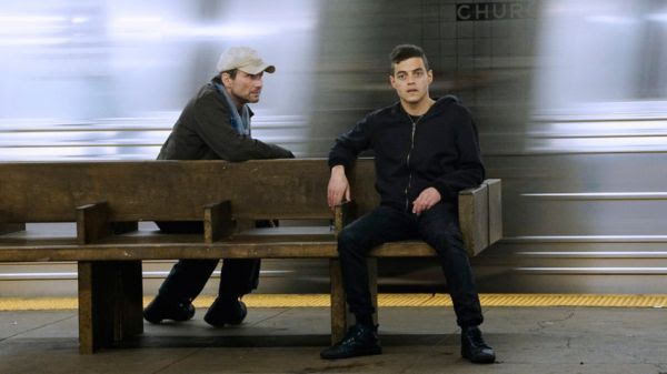 Mr. Robot - Christian Slater and Rami Malek