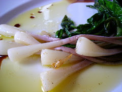 ramps with vinaigrette
