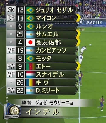２月１日 火 Df長友 インテル ミラノへ移籍決定 黒猫宅急便 Ver ３