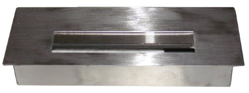 New Firebox Fireplace Bio Ethanol Burner 2L Stainless Steel
