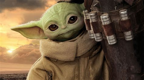 Download and use 1,000+ desktop wallpaper stock videos for free. Baby Yoda Star Wars Green Baby Yoda With Background Of
