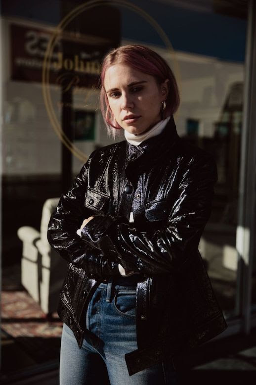 Le Fashion Blog Courtney Trop Vintage Leather Jacket Striped Turtleneck Sweater Via Always Judging
