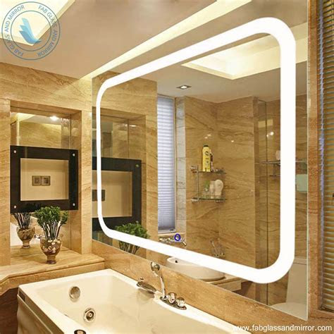 Nameeks glimmer 8w x 8h lighted magnifying mirror. Wall Mounted High Quality LED Lighted Vanity Mirror
