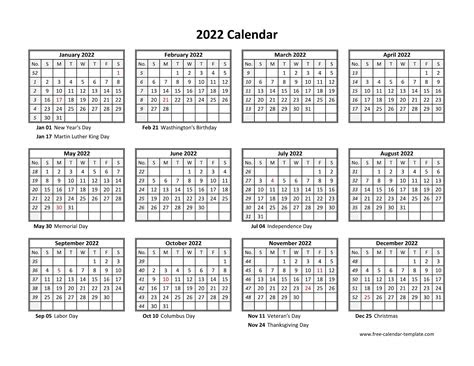 Easy to customize your calendar in word, excel format. 14 calendar 2022 with holidays printable pics all in here