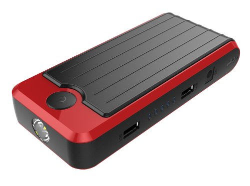 PowerAll PBJS12000R Rosso Red/Black Portable Power Bank and Car Jump Starter 