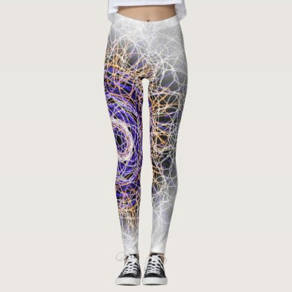 Women's geometric design custom leggins leggings