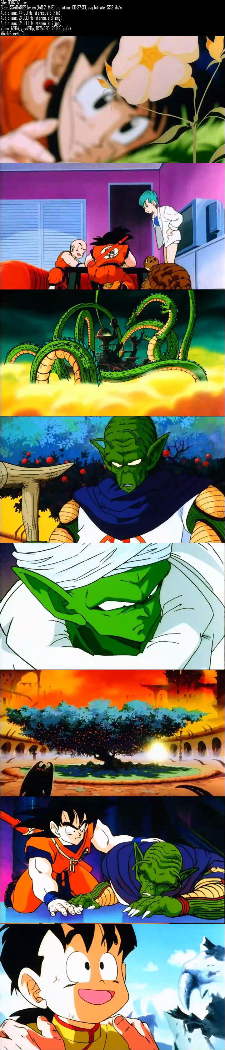 Screen Shot Of Dragon Ball Z Dead Zone (1989) In Hindi Movie 300MB small Size PC Movie
