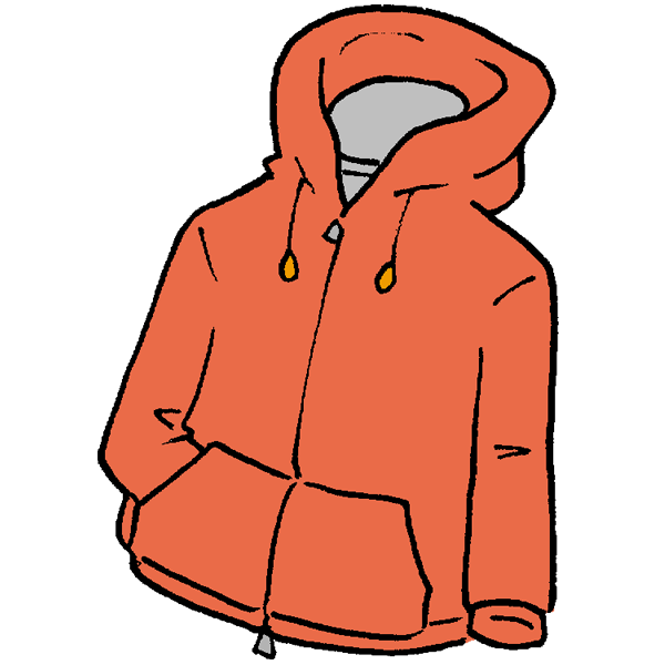 パーカーのイラスト かわいいフリー素材が無料のイラストレイン