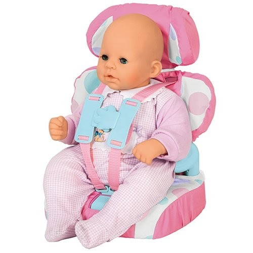 Doll Toy Chair Stroller Car Seat Girls Pink Dot For Reborn Baby Doll Seat  Belt Doll Furniture & Play Accessories Modern Doll Furniture & Play Accs