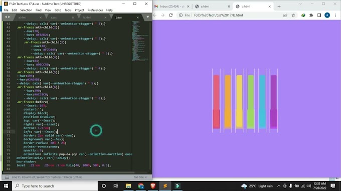CSS ICE ANIMATION @Dr Tech  |HTML| |CSS| |WEBSITE| |SOURCE CODE| LEARN CSS