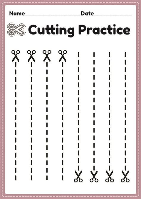  printable cutting practice