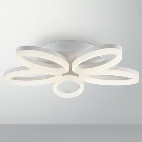 Low Ceiling Lighting Ideas - Lilypad Etched Modern Possini Euro Ceiling Light Fixture Eu20756 Euro Style Lighting Low Ceiling Lighting Ceiling Lights Flush Ceiling Lights : Ceiling light is slightly suspended underneath the ceiling while flush ceiling light is attached flush right to kitchen ceiling.