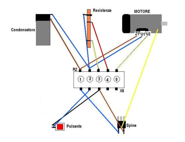 Schema Collegamento Motore Lavatrice 5 Fili Fare Di Una Mosca