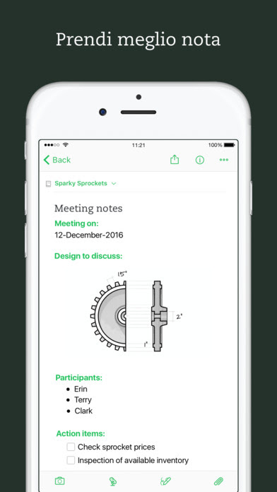 Evernote, l'app per iPhone e iPad si aggiorna alla vers 8.16