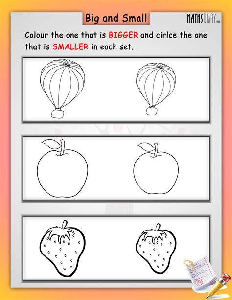 Students will practice comparing items of different size. comparing numbers worksheets for kindergarten pdf shapes tracing