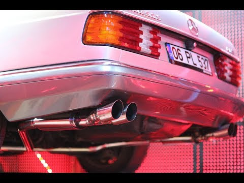 Mercedes Benz V8 5.0 500 Sec Esa Custom Performans Egzoz Sistemi