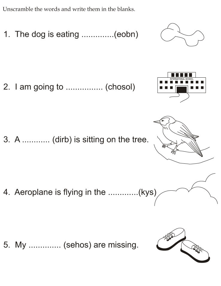 unscramble the words and write them in the blanks download free unscramble the words and write them in the blanks for kids best coloring pages