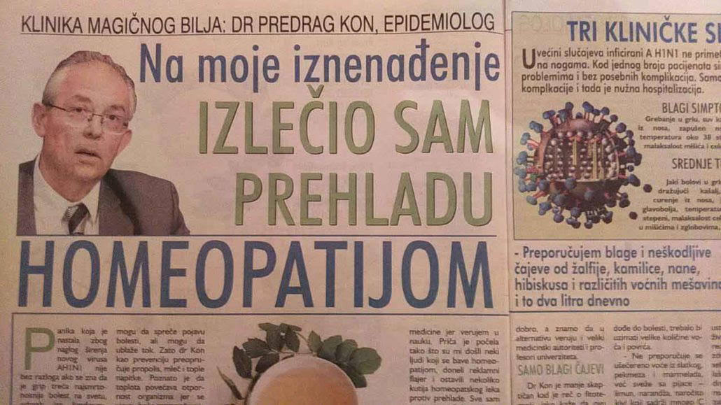 Dr Predrag Kon epidemiolog - čovek kome se može verovati i koji drži svoju reč još od Svinjskog gripa na ovamo - razvojni put od homeopatije do ...