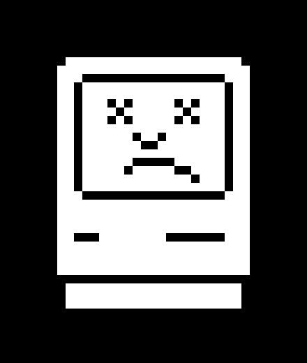 Sad Mac face