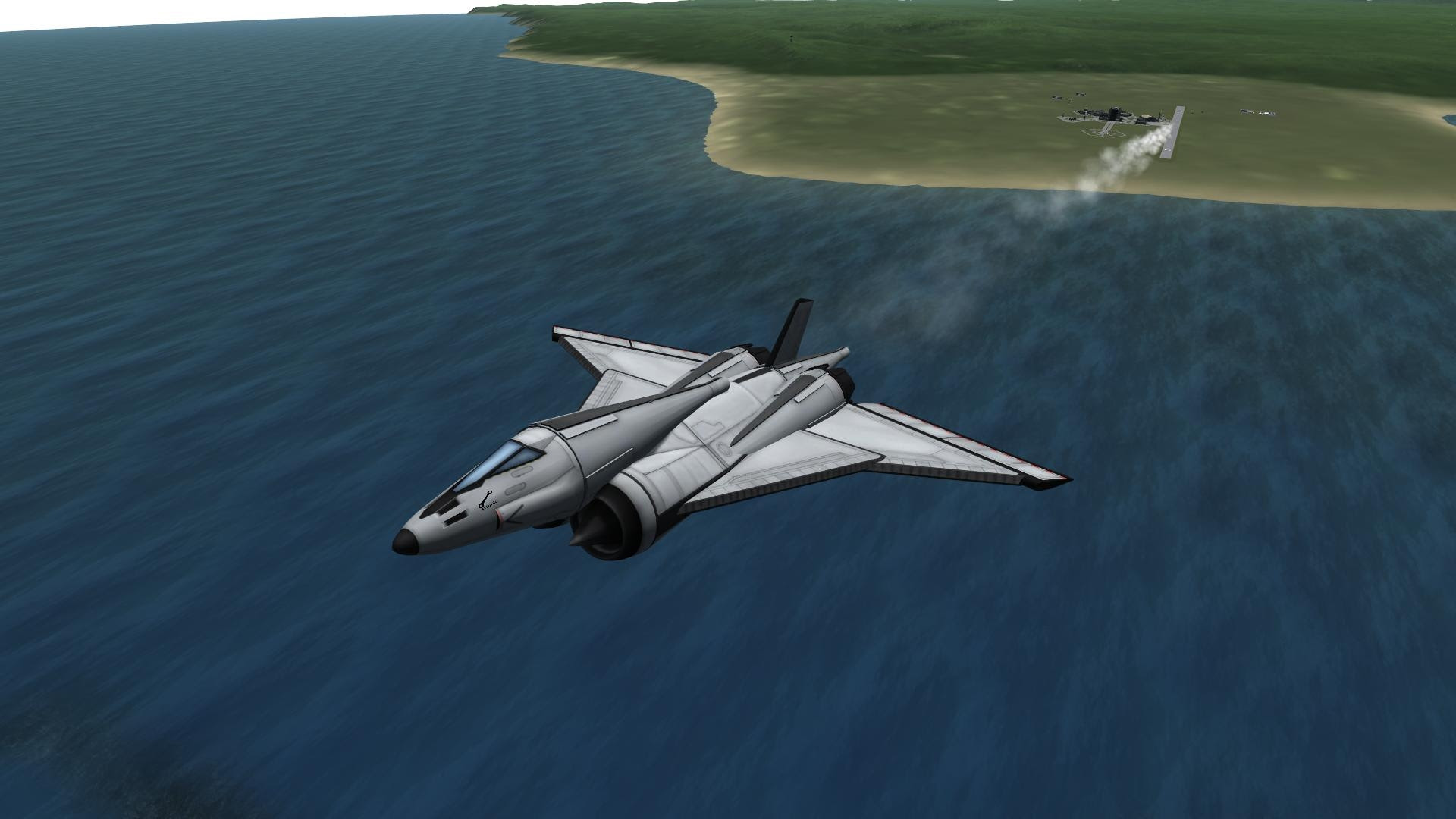Kerbalx - Variable Swept Wing Plane