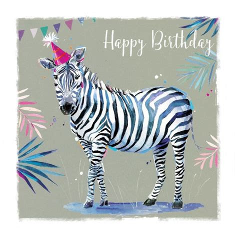  14 creative birthday card zebra creative birthday cards zebra
