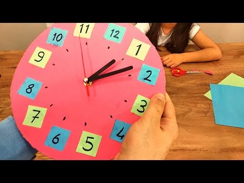 Kartondan saat nasıl yapılır? Hemde gerçek, çalışan bir saat.