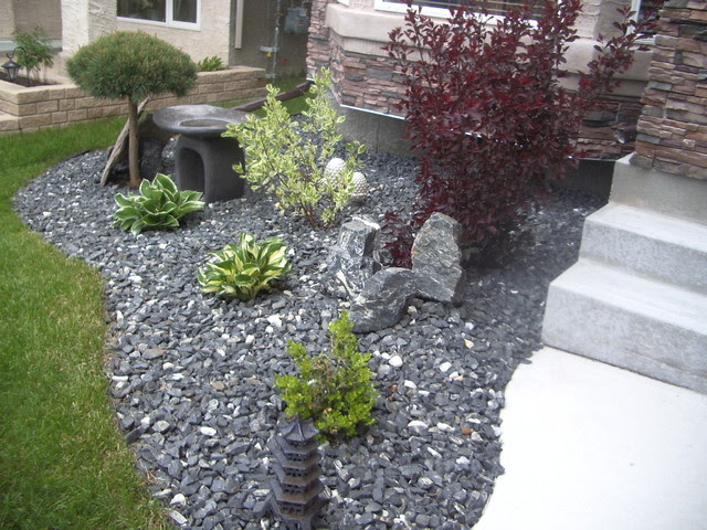Front landscape ideas - contemporary - landscape - other metro ...