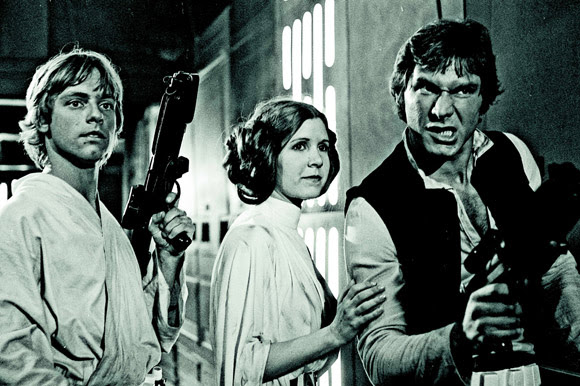 Mark Hamill, Carrie Fisher, Harrison Ford
