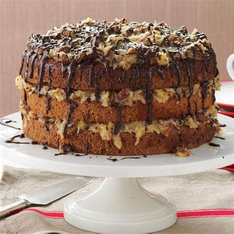 german chocolate cake recipe taste  home