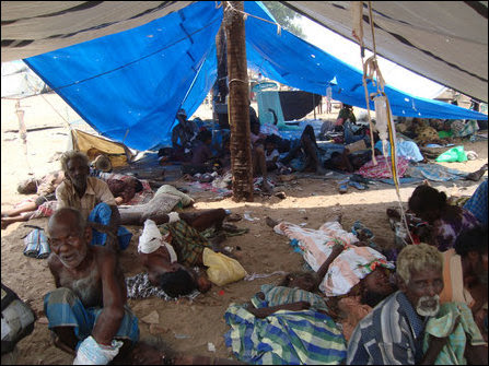 SLA shells hospital again