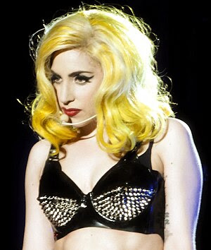 Gaga performing on The Monster Ball Tour in Bu...