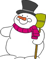 Free snowman clip art for the winter season to come.