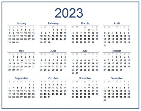  2023 calendar template free word and excel templates calendar