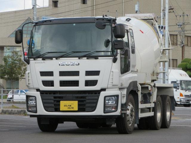 平成27年 いすゞ ギガ 9 86t コンクリートミキサー 中古トラック 建設機械ならmjトラック