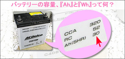 バッテリーの容量 Ahとwhをマスターしよう ソーラー 太陽光 発電システムで売電エコ生活