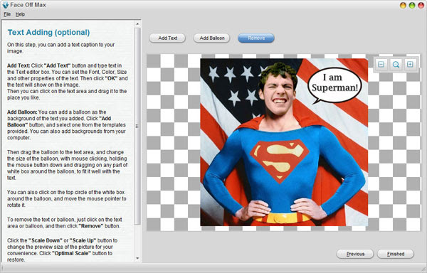 Text Adding : Add text caption to your photo