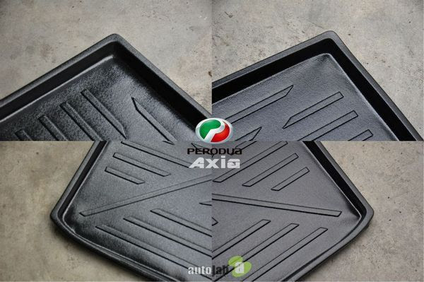 PERODUA AXIA: ORIGINAL ABS Rubber Anti Non Slip Rear Trunk 