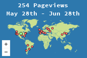 Locations of visitors to this page