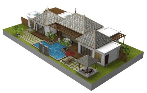 bali style house floor plans styles  homes