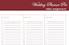 Wedding Planner Checklist / DIY Free Wedding Planner Pro fillable PDF | Worldlabel Blog / The wedding day is undoubtedly among the most critical of events in the life of a person, and it is understandable w.