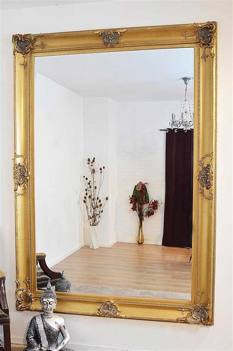 Hib johnson rectangular mirror with bevelled edges. 2020 Popular Extra Large Framed Wall Mirrors