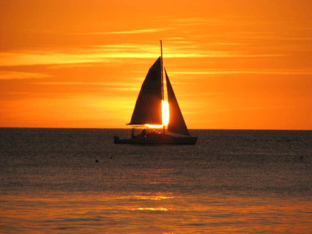 Fall Sunset on Anna Maria Blog The Beach