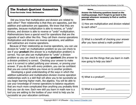  3rd grade reading comprehension worksheets db excelcom