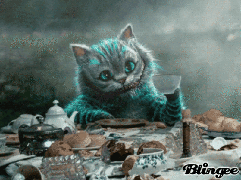 le chat d'Alice au pays des merveilles