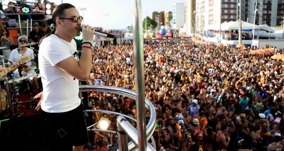 A maratona de shows do cantor no período de carnaval começou em Macapá. (FOTO: Reprodução/Prefeitura de Salvador)