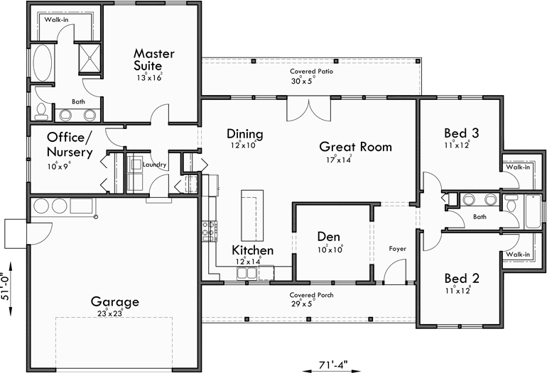 Single Level House Plans One Story House Plans Great Single Level House Plans One Story House Plans Great