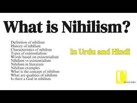 What is Nihilism? Definition | Origin | Examples | Literature | Characteristics | Nihilism vs  absurdism | Nihilism vs existentialism.